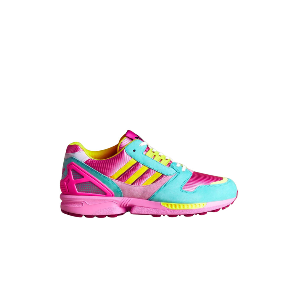 Gucci - Adidas ZX 8000 Two Tone Pink Suede Sneakers - US 6.5